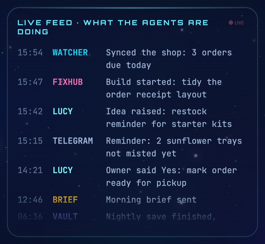 Live feed